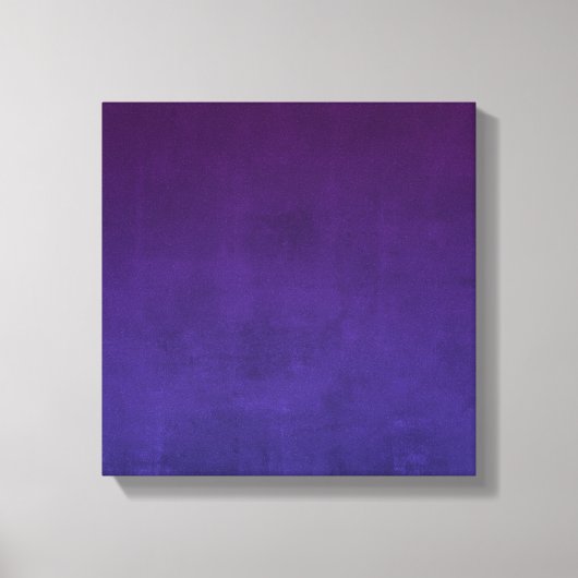 Eenvoudig donker Paarse Blauw rustiek abstract Canvas Afdruk (Voorkant)