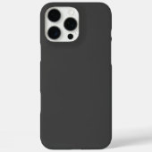 Eenvoudig donkergrijs - Elegant Hoesje voor iPhone (Achterkant)