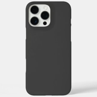 Eenvoudig donkergrijs - Elegant Hoesje voor iPhone