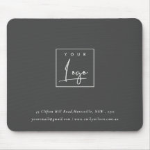 Eenvoudig donkerzwart, aangepaste Logo voor specia