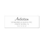 Eenvoudig douaneadres 04 .  zelfinktende stempel (Design)