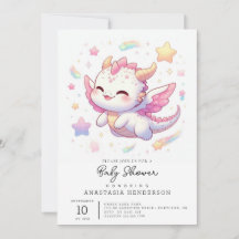 Eenvoudig Dragon-Baby shower