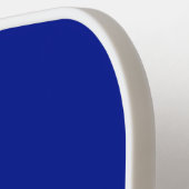 Eenvoudig Drie Letter Royal Blue Monogram Pickleball Paddle (Links Detail)