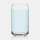 Eenvoudig drieletterig blauw monogram blikvorm glas (Achterkant)