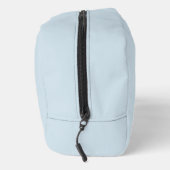 Eenvoudig drieletterig blauw monogram toilettasje (Rechts)
