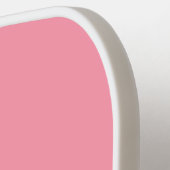 Eenvoudig drieletterig roze wit ombre monogram pickleball paddle (Links Detail)