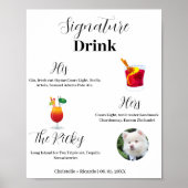 Eenvoudig drink bruiloft Poster (Voorkant)