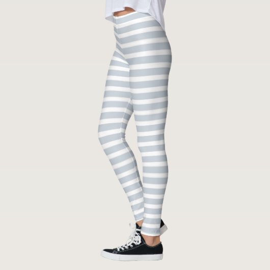 Eenvoudig dubbelzijdig decor in strepen en kooi leggings (Links)