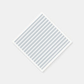 Eenvoudig dubbelzijdig decor in strepen en kooi servet (Hoek)