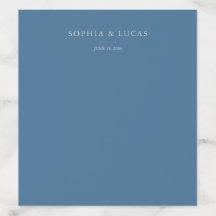 Eenvoudig Dusty Blue Wedding