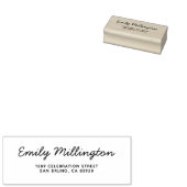 Eenvoudig e-mailadres rubberstempel (Gestempeld)