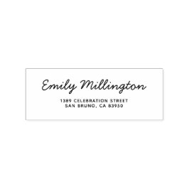 Eenvoudig e-mailadres rubberstempel