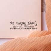 Eenvoudig e-mailadres  zelfinktende stempel