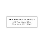 Eenvoudig e-mailadres  zelfinktende stempel (Design)