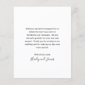 Eenvoudig e-mailbudget voor foto's Weddenschap Har (Achterkant)