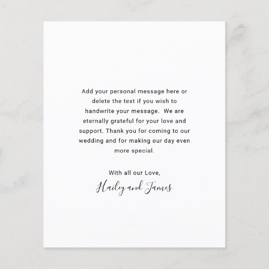 Eenvoudig e-mailbudget voor foto's Weddenschap Har (Achterkant)