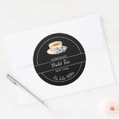 Eenvoudig Echte Viooltjesthee Label (Envelop)
