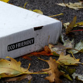 Eenvoudig eco-vriendelijk rubberstempel