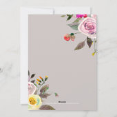 Eenvoudig EDITABLE KLEUR Vrijgezellenfeest uitnod Feestdagenkaart (Achterkant)