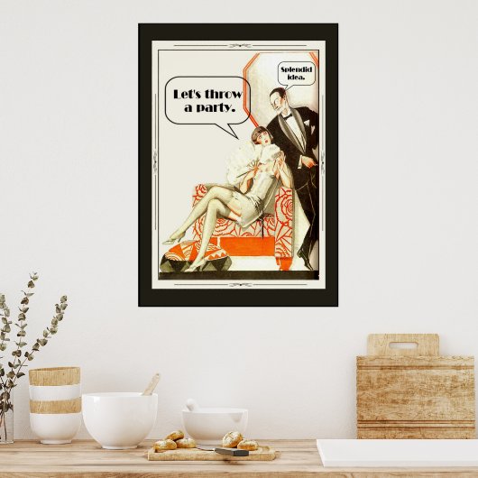 Eenvoudig een Fabulous  Art Deco Party uit de jare Poster (Keuken)