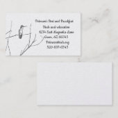 Eenvoudig een Hummingbird op een Stick Visitekaartje (Voorkant / Achterkant)