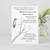 Eenvoudig een Hummingbird op een stok uitnodigen Kaart (Staand voorkant)