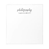 Eenvoudig, eenvoudig, elegant, modern notitieblok (Voorkant)