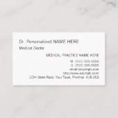 Eenvoudig, eenvoudig en eenvoudig Visitekaartje (Voorkant)