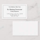 Eenvoudig, eenvoudig en eenvoudig Visitekaartje (Voorkant / Achterkant)