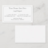 Eenvoudig, eenvoudig en minimalistisch Visitekaart Visitekaartje (Voorkant / Achterkant)