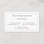 Eenvoudig, eenvoudig en minimalistisch Visitekaart Visitekaartje (Voorkant)