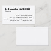 Eenvoudig, eenvoudig en minimalistisch Visitekaart Visitekaartje (Voorkant / Achterkant)