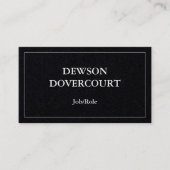 Eenvoudig, eenvoudig en minimalistisch Visitekaart Visitekaartje (Voorkant)