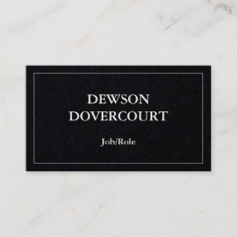 Eenvoudig, eenvoudig en minimalistisch Visitekaart Visitekaartje