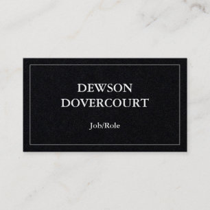 Eenvoudig, eenvoudig en minimalistisch Visitekaart Visitekaartje