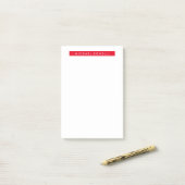 Eenvoudig eenvoudig minimalistisch elegant modern  post-it® notes (Op bureau)