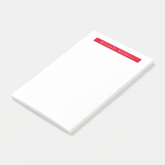 Eenvoudig eenvoudig minimalistisch elegant modern  post-it® notes (Schuin)