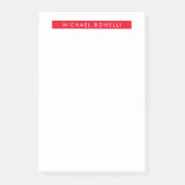 Eenvoudig eenvoudig minimalistisch elegant modern  post-it® notes (Voorkant)