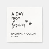 Eenvoudig, eenvoudig, modern, minimalistisch dieet servet (Voorkant)