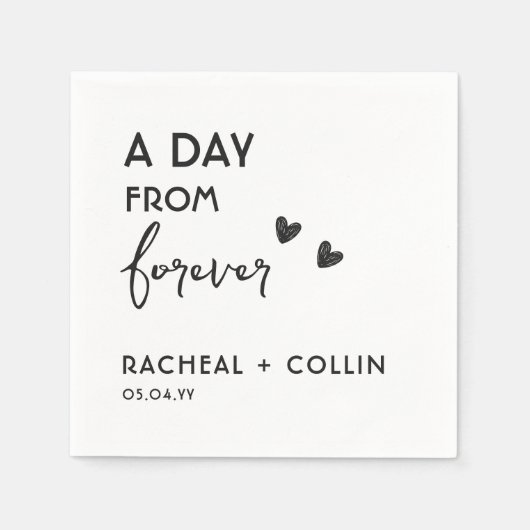 Eenvoudig, eenvoudig, modern, minimalistisch dieet servet (Voorkant)