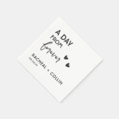 Eenvoudig, eenvoudig, modern, minimalistisch dieet servet (Hoek)