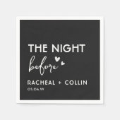 Eenvoudig, eenvoudig, modern, minimalistisch dieet servet (Voorkant)