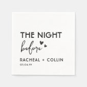 Eenvoudig, eenvoudig, modern, minimalistisch dieet servet (Voorkant)