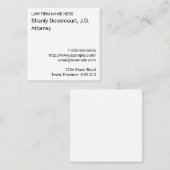 Eenvoudig, eenvoudig Visitekaartje (Voorkant / Achterkant)