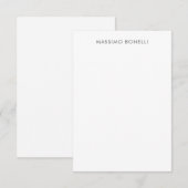Eenvoudig Eerlijk Modern Elegant Informatiekaartje (Voorkant / Achterkant)