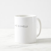 Eenvoudig Eerlijk Modern Elegant Koffiemok (Voorkant rechts)