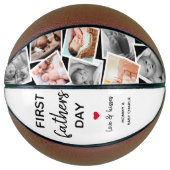 Eenvoudig eerste Vaderdag Afbeelding | Papa Basketbal (Voorkant)