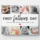 Eenvoudig eerste Vaderdag Afbeelding | Papa Fotoplaat (Voorkant)