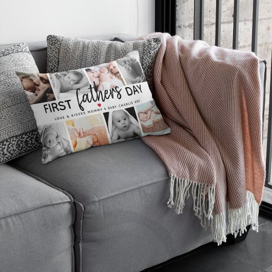 Eenvoudig eerste Vaderdag Afbeelding | Papa Kussen