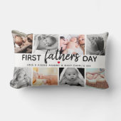 Eenvoudig eerste Vaderdag Afbeelding | Papa Kussen (Voorkant)